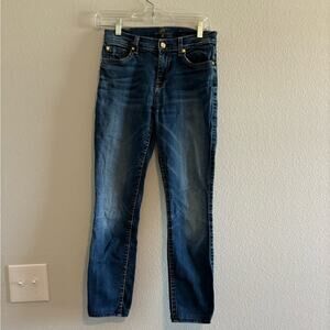 Seven jeans for all mankind mid rise skinny jeans size 26
